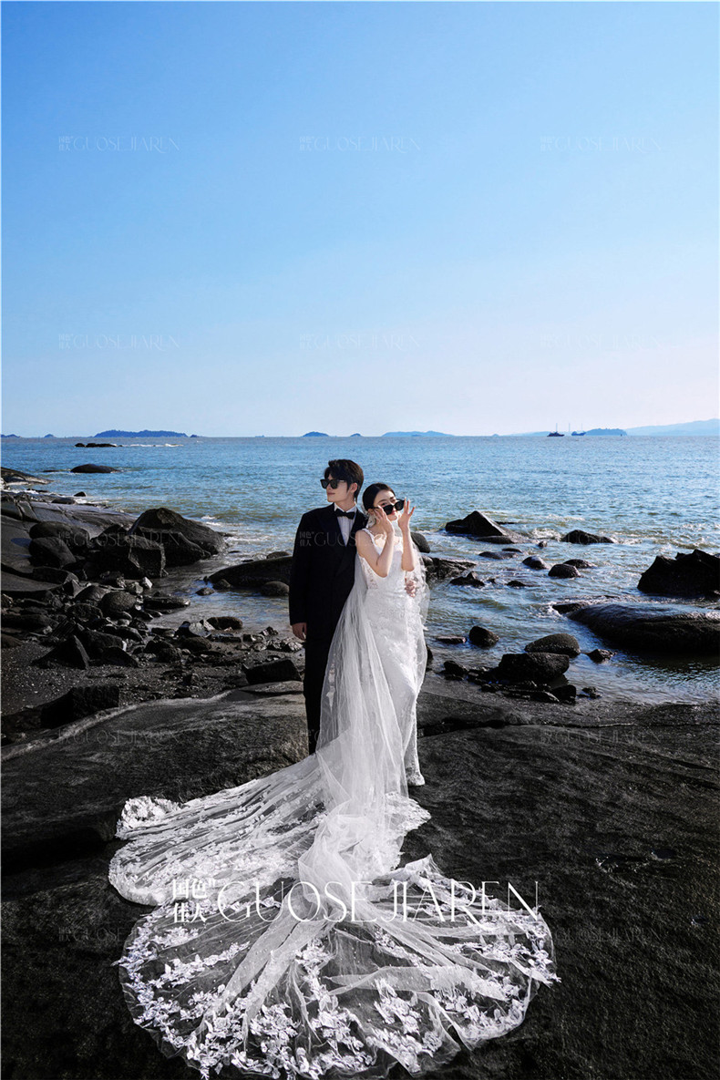 厦门婚纱照海景婚纱照推荐礁石婚纱照