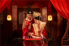 厦门婚纱照汉服婚纱照明制汉服婚纱照