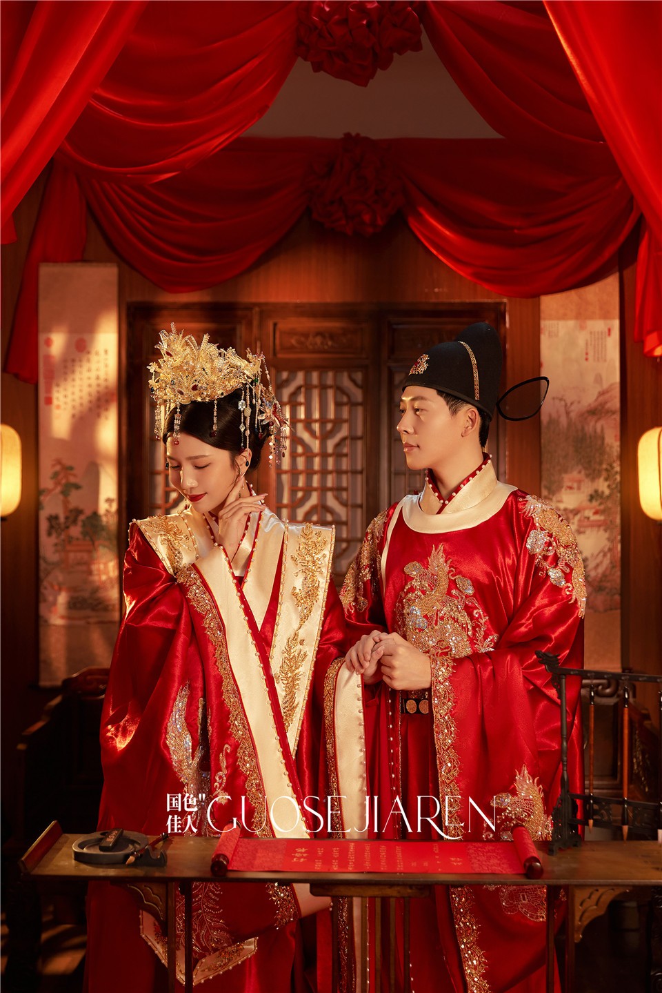 厦门婚纱照汉服婚纱照明制汉服婚纱照