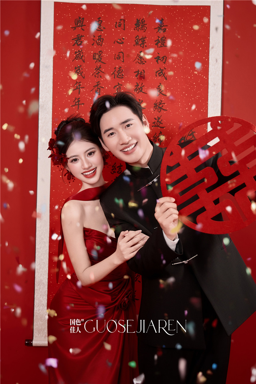 厦门婚纱照风格推荐新中式婚纱照