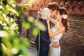 拍出唯美的复古婚纱照