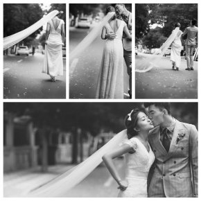 新娘用哪种姿势拍婚纱照会更有美感