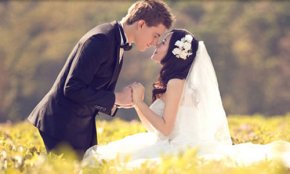 拍摄最美的立体感婚纱照