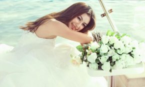 教你成为婚礼傲娇新娘-水下婚纱摄影