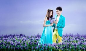 45度角最美拍摄变身小脸新娘-厦门拍婚纱照