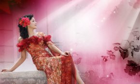 海拔太高的新人婚纱这么拍