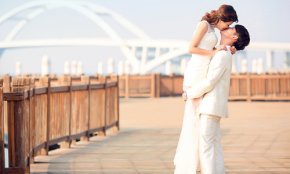 几款低马尾新娘盘发