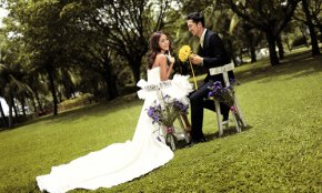 几款唯美的渐变色蛋糕-水下婚纱摄影