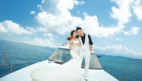 做美丽新娘 自制美容道具-厦门拍婚纱照