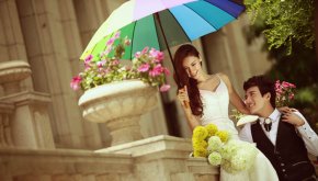 蜜月海边度假首选：长裙翩翩的你-厦门拍婚纱照