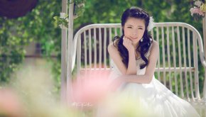 淡雅婚纱色彩别样缤纷-厦门婚纱摄影
