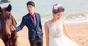 厦门婚纱影楼-小脸婚纱照小妙招