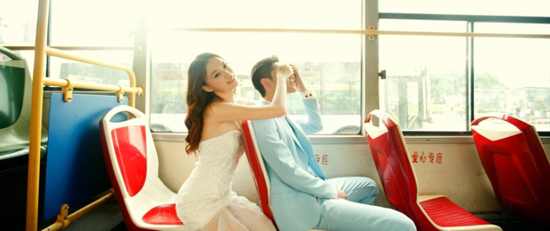 海景婚纱照照片