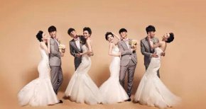 婚纱摄影快速打造花样妆容