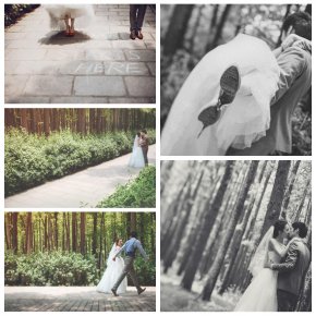 摄影师自然风景婚纱照拍摄如何定格角度美