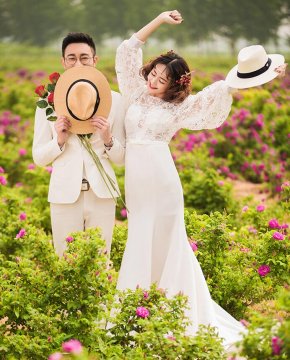 拍婚纱照如何拍摄出瘦新娘的小技巧