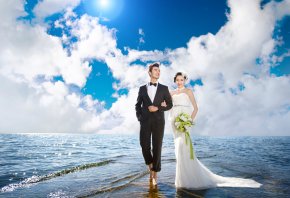 婚纱照在家里应该怎么挂