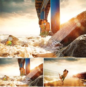 摆脱单调拍摄旅行婚纱照要的就是韵味十足