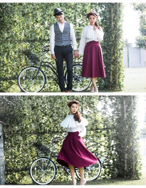 厦门婚纱摄影让矮个子新娘拍婚照正确扬长避短