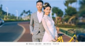 厦门旅拍婚纱照风格选择什么样材质的婚纱适用