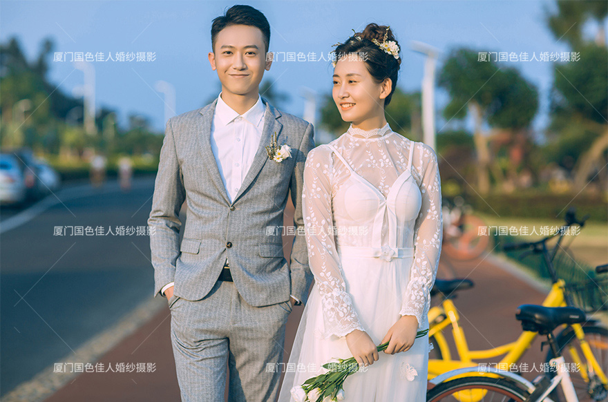 厦门旅拍韩式外景婚纱照的适合景点推荐