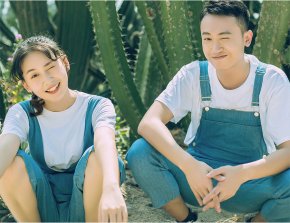 厦门好的婚纱照影楼拍摄校园风的婚纱照效果