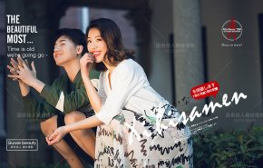 厦门婚纱摄影推荐选择晴朗的天气拍摄婚纱照