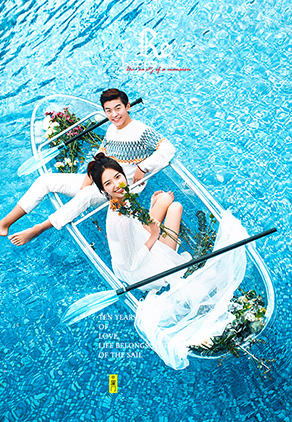 厦门婚纱照摄影排行榜&amp;水晶船邂逅