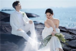 厦门海景婚纱照推荐｜山海为聘，国色佳人定格